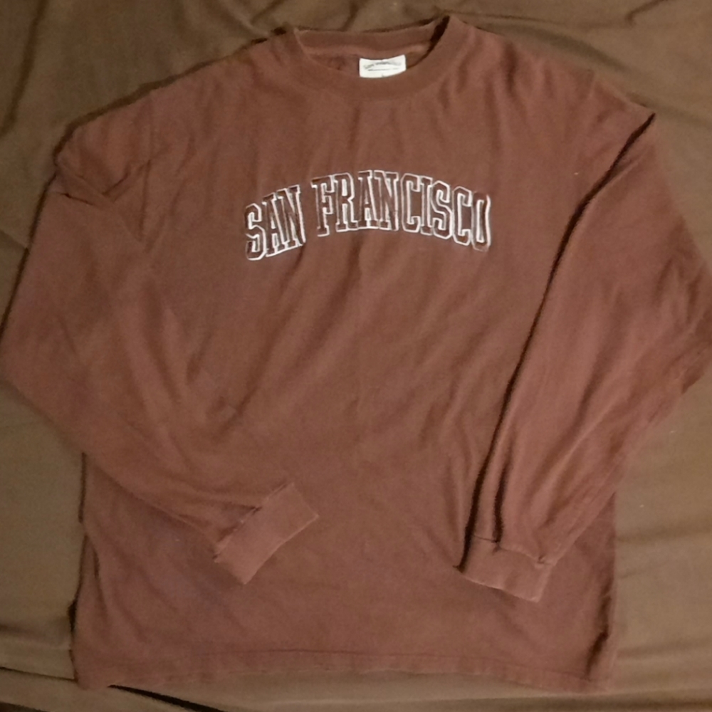 Vintage San Francisco Brown Long Sleeve